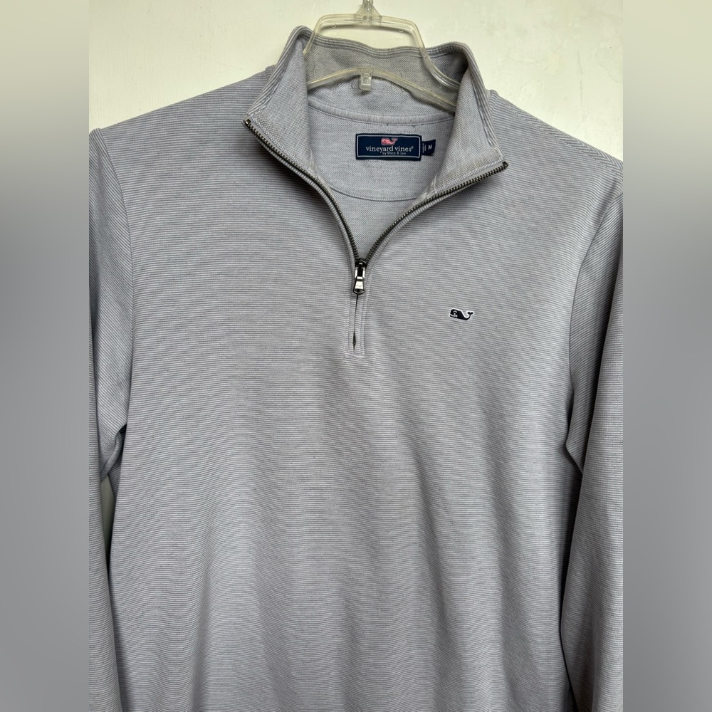 Vineyard Vines Gray Zip Up Golf
